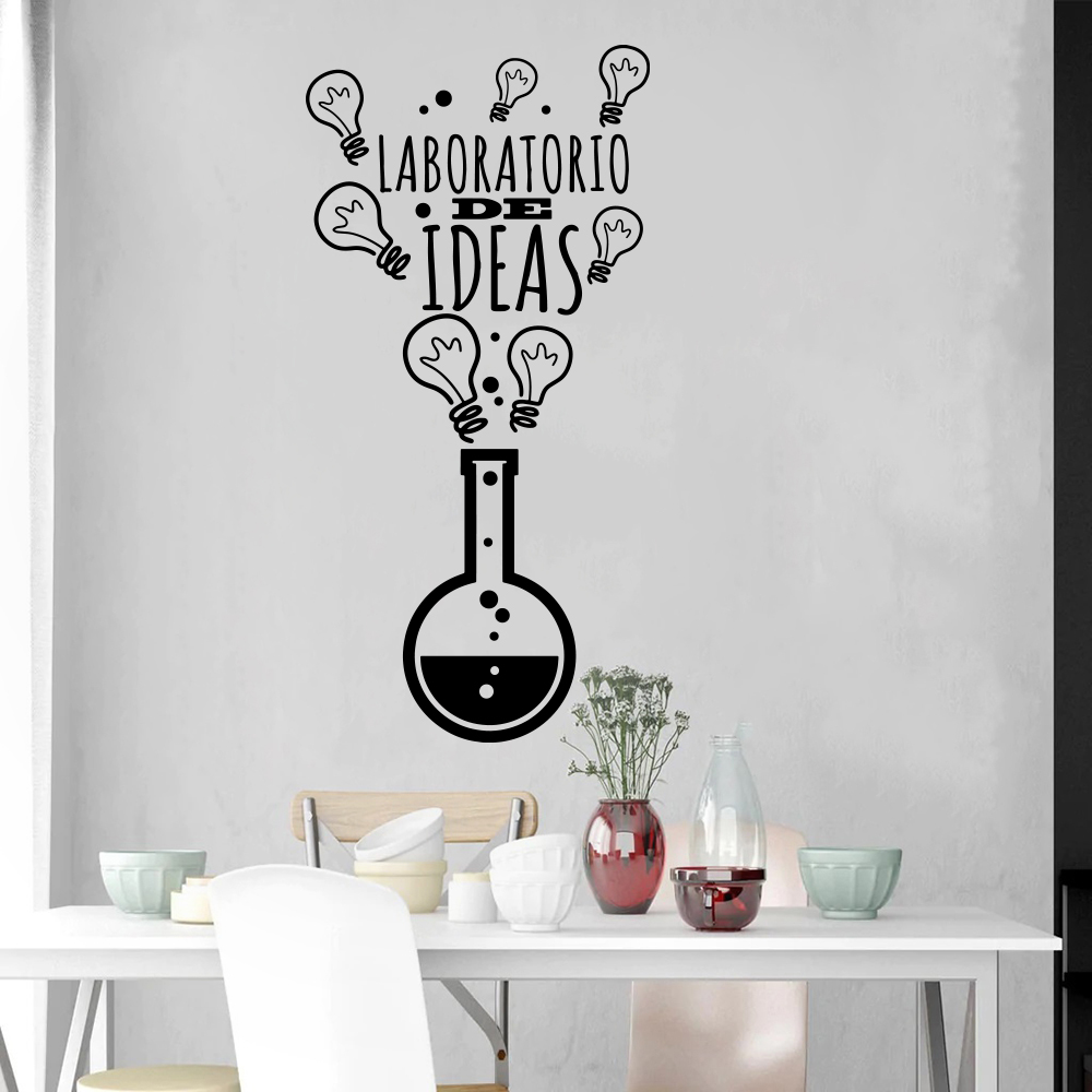 Bedroom Lighting Decor Ideas - Испанская лаборатория идей, лампочка, наклейка на