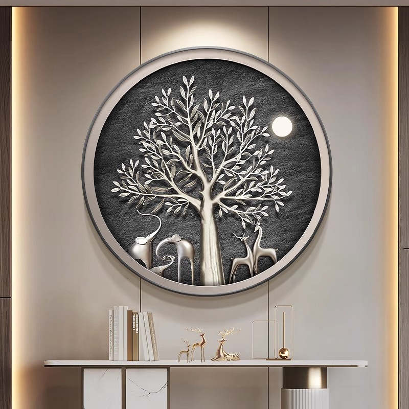 Elements Lighting Decor - Декоративная роспись круглой крыльца на тему