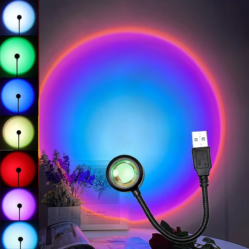 Lighting Decor Photos - Креативный настенный проектор-декор: USB LED-светильник для