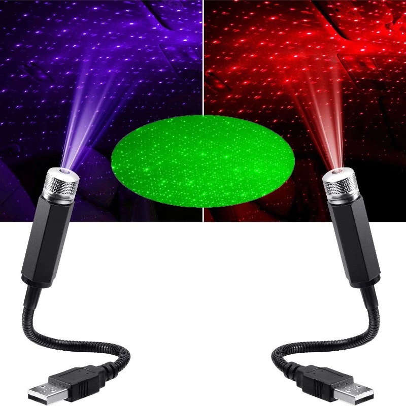 Star Projector Night - Автомобильный романтический светодиодный ночник со звездным