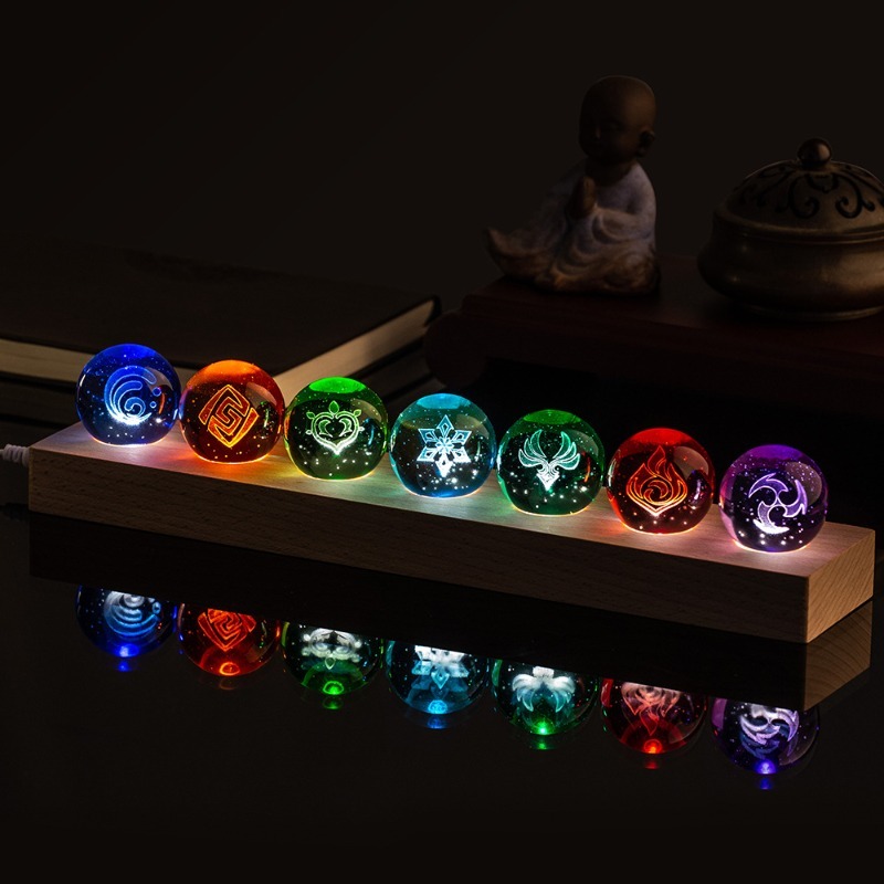 Elements Lighting Decor - Новинка 2026: Ночник-хрустальный шар Genshin Impact