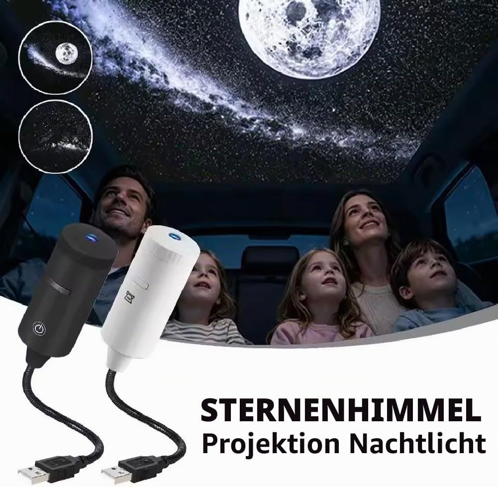 Star Projector Night - Портативный ночник с функцией Plug and