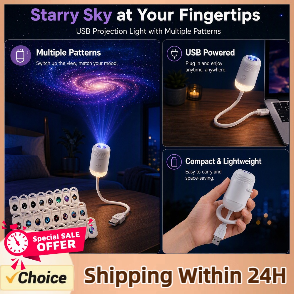 USB-проектор звездного неба, H – обзор и цена Star Projector Night