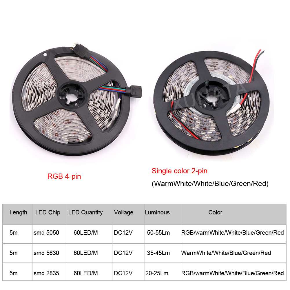 Светодиодная лента 5050 2835 5 – обзор и цена Decor Lighting Hours