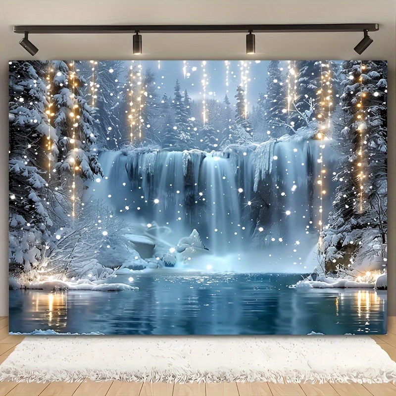 Фоновая ткань «Рождественская  – обзор и цена Elements Lighting Decor