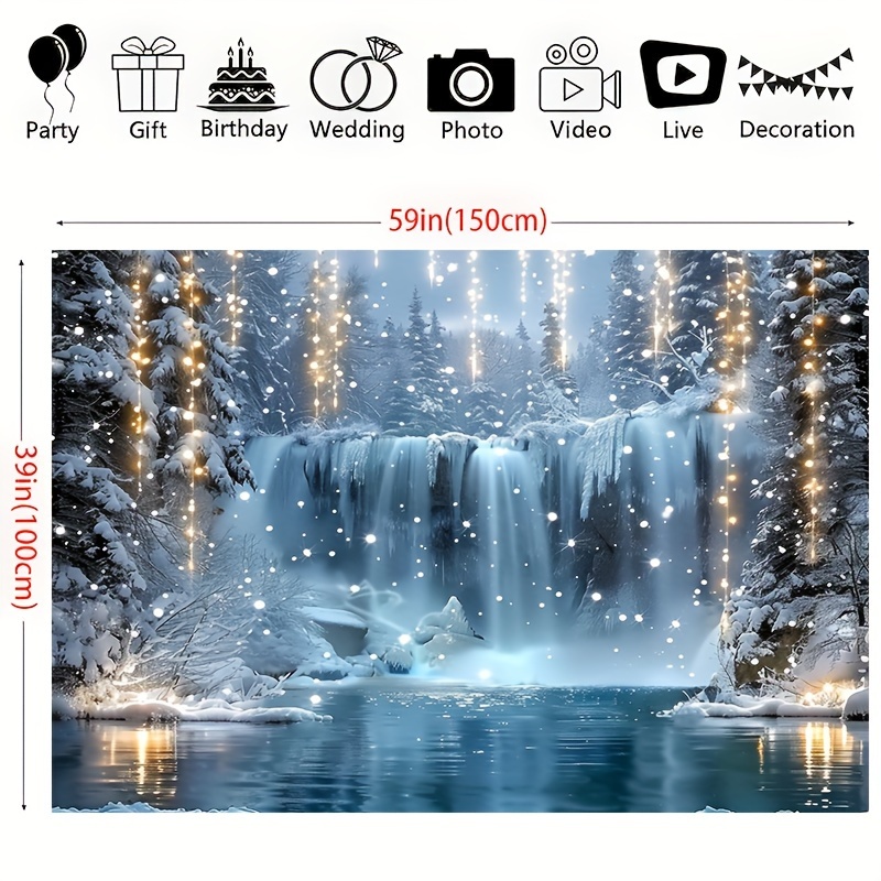 Фоновая ткань «Рождественская  – обзор и цена Elements Lighting Decor