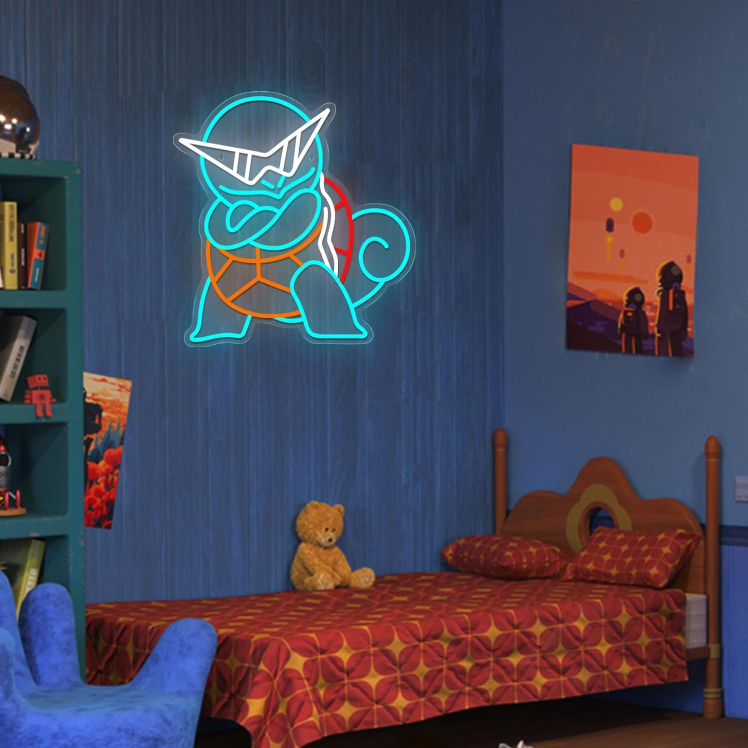 Неоновая LED-вывеска Pokemon S – обзор и цена Lighting Room Decor Items