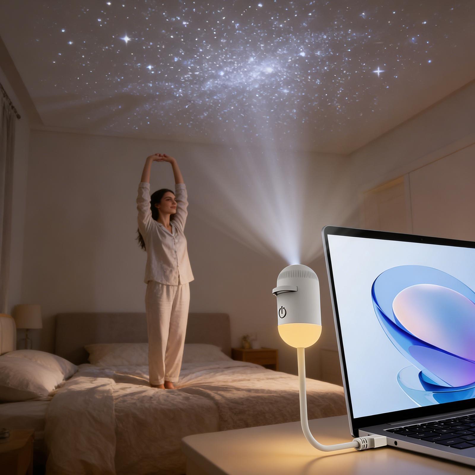 Светодиодный USB-проектор звез – обзор и цена Star Projector Night