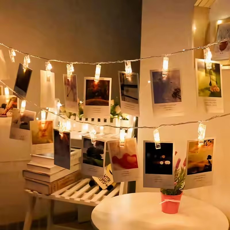 Гирлянда-протяжка с фоторамкам – обзор и цена Lighting Decor Photos